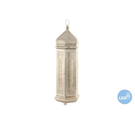 LAMPARA PIE METAL 22X19X70 BLANCO