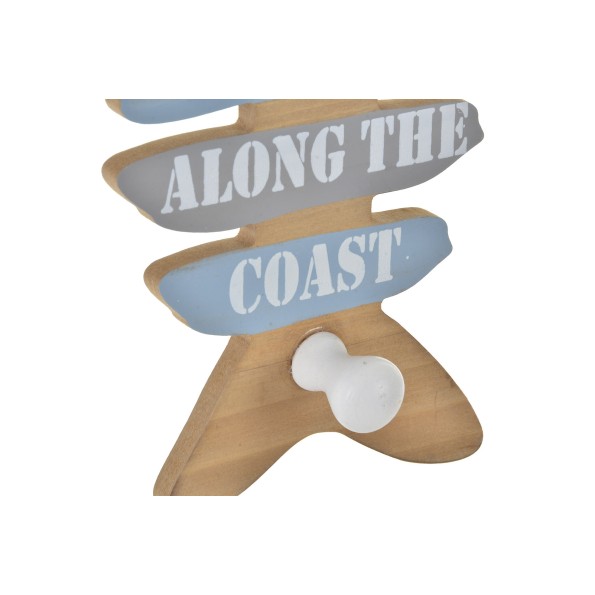 PERCHERO PARED MADERA 32X4,5X15 PEZ