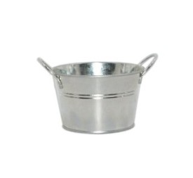 MACETERO METAL C/ASAS PEQUEÑO12,8x10x8,2cm