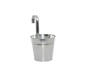 MACETERO METAL COLGANTE PEQUEÑO 14x10x12/24cm