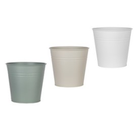 MACETERO METAL COLORES 16x11,5x14,7cm