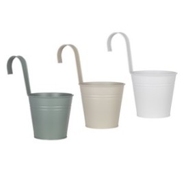 MACETERO METAL COLORES COLGANTE 11x8,2x10,6cm.