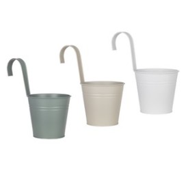 MACETERO METAL COLORES COLGANTE 14x10x12cm