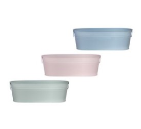 MACETERO METAL SURTIDOS BRILLO 27.5/11.3x24.5/8.7x9,3cm