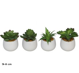 MACETA CERAMICA R/BL  SUCULENTAS 9-11 CM