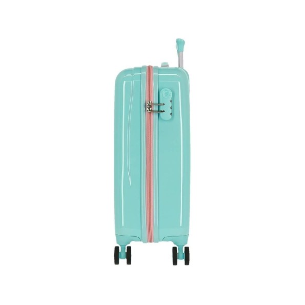 TROLLEY ABS 55CM.4R. BE HAPPY