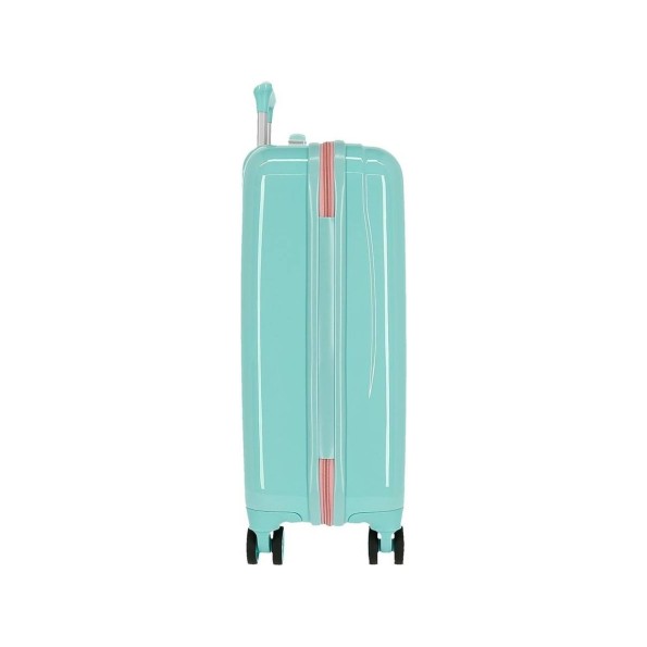 TROLLEY ABS 55CM.4R. BE HAPPY