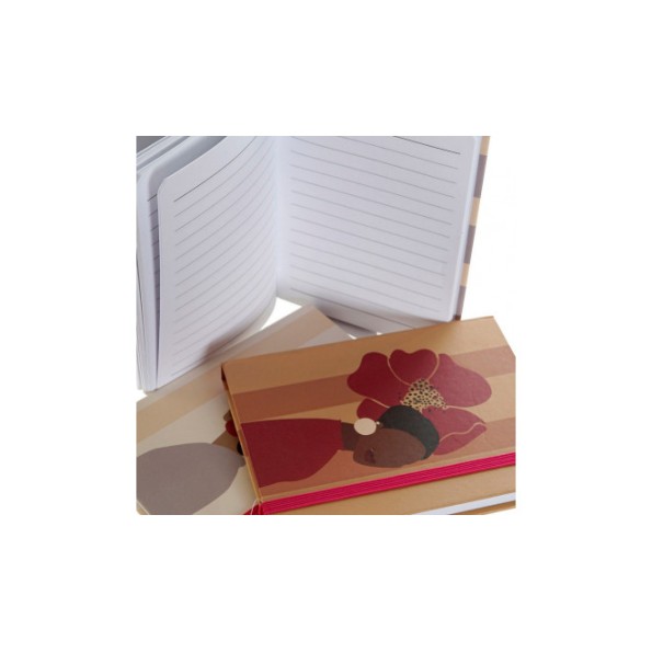 LIBRETA CARTON PAPEL 10,5X1X14,5 80H, 3 SURT.