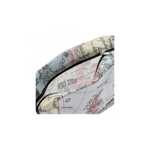 NECESER LIENZO POLIESTER 20X8X14 MAPAMUNDI 2 SURT.