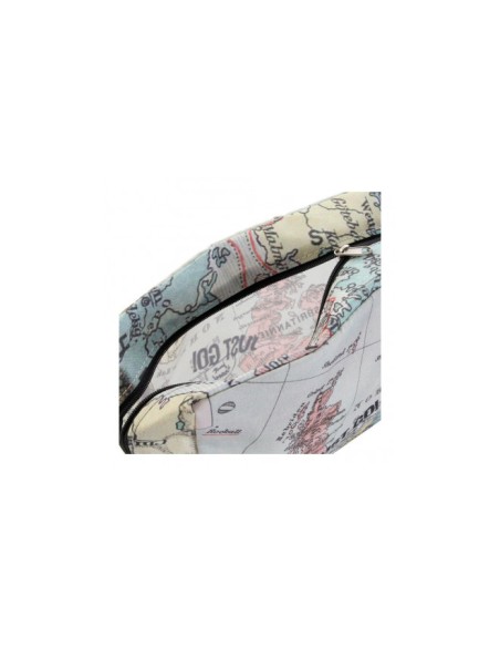 NECESER LIENZO POLIESTER 20X8X14 MAPAMUNDI 2 SURT.