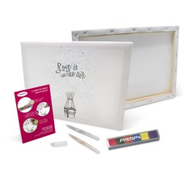 LIENZO 40X30 CM ARBOL DE HUELLAS BODA