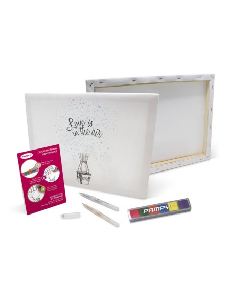 LIENZO 40X30 CM ARBOL DE HUELLAS BODA