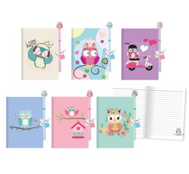 DIARIO BUHOS CON BOLIGRAFO