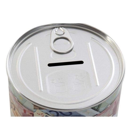 HUCHA METAL 10X10X6 BILLETES 3 SURT.