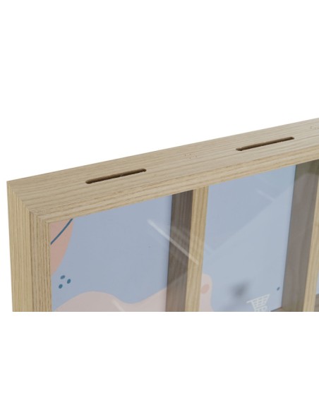 HUCHA MDF CRISTAL 35X4X19,5 NATURAL