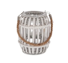 PORTAVELAS C/VASO CRISTAL ALANIS 20X16CM