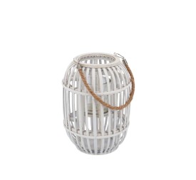 PORTAVELAS C/VASO CRISTAL ALANIS 30X22CM