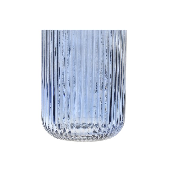 JARRON CRISTAL COLORES NEUTROS  9X9X21 3 SURT.