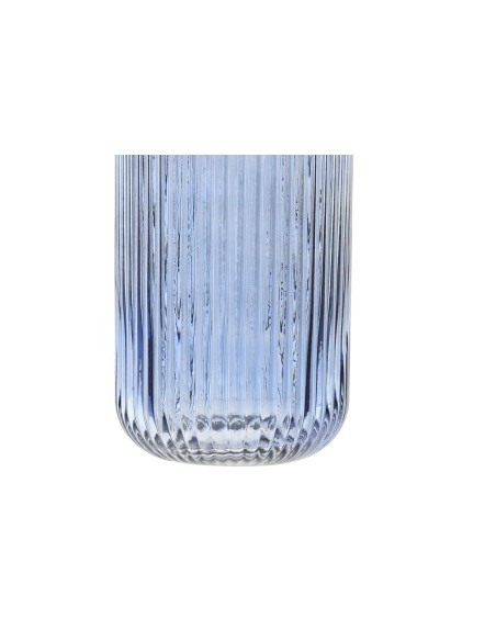 JARRON CRISTAL COLORES NEUTROS  9X9X21 3 SURT.