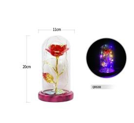 CUPULA LED ROSA ROJA
