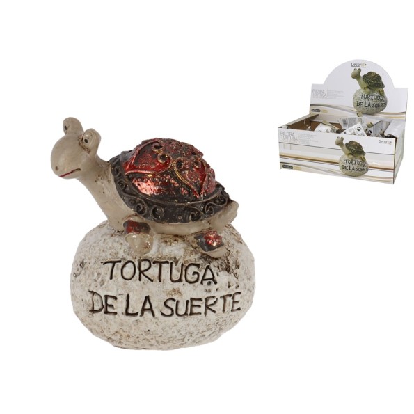 PIEDRA TORTUGA DE LA SUERTE 5X3,5X6CM