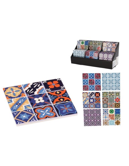 AZULEJO MOSAICO CUADRADO 6 SURTIDOS 10,5CM