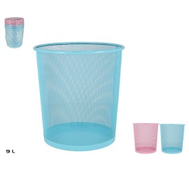 PAPELERA DE METAL 9L 2 SURT.