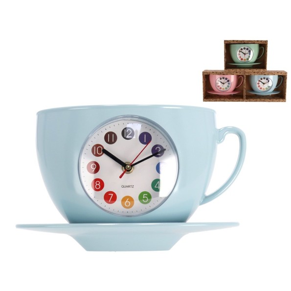 RELOJ DE PARED COFFEE 28 CM - 3 SURT.