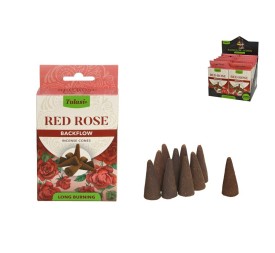 INCIENSO 28G 10 CONOS TULASI RED ROSE