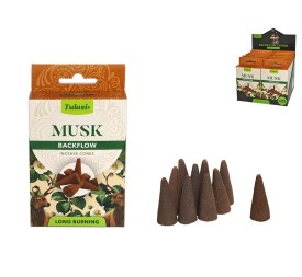 INCIENSO 28G 10 CONOS TULASI MUSK