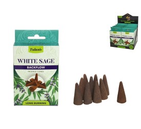 INCIENSO 28G 10 CONOS TULASI WHITE SAGE