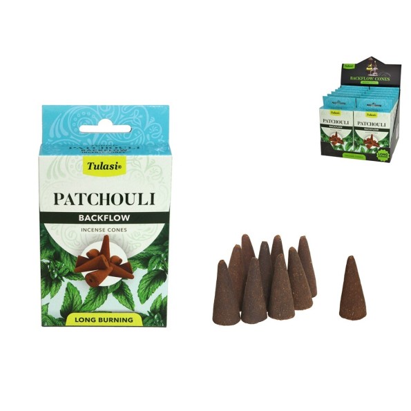 INCIENSO 28G 10 CONOS TULASI PATCHOULI