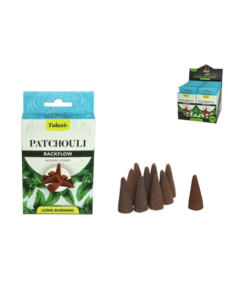 INCIENSO 28G 10 CONOS TULASI PATCHOULI