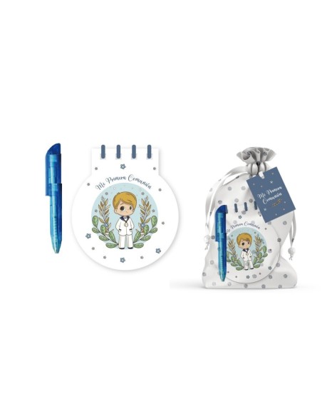 MI PRIMERA COMUNION LIBRETA C/BOLI EN BOLSITA NIÑO