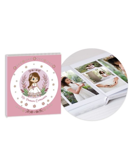 MI PRIMERA COMUNION ALBUM DE FOTOS JUMBO NIÑA