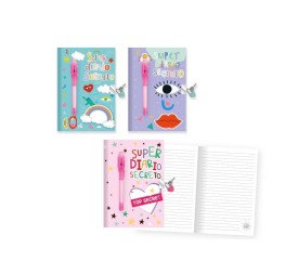DIARIO C/CANDADO Y BOLIGRAFO TINTA INVISIBLE BEST FRIENDS