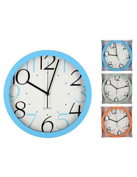 RELOJ DE PARED COX 30CM -3 SURT.