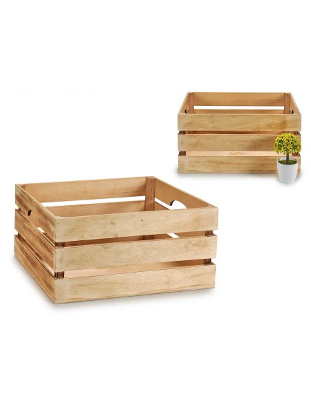 CAJA NATURAL QUEMADO 41X31X20 CM