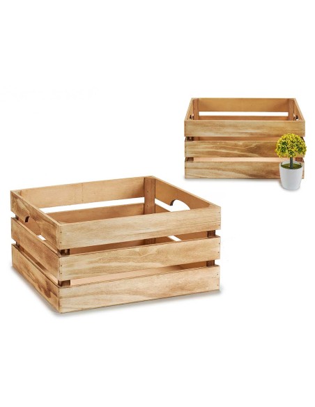 CAJA NATURAL QUEMADO 36X26X18 CM