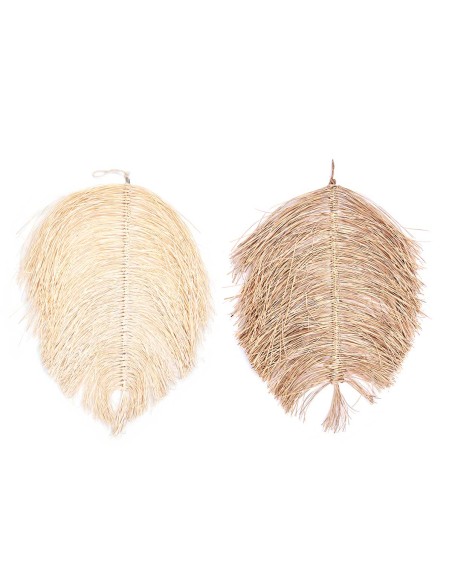 COLGANTE HOJA PALMA GRD 2 COLORES SURT