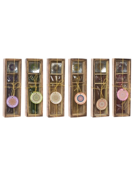 INCIENSO VARILLA SET 30 MADERA 7,5X3,5X25 MANDALA