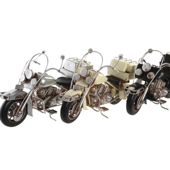 VEHICULO DECORACION METAL 28X10X16 3 SURT.