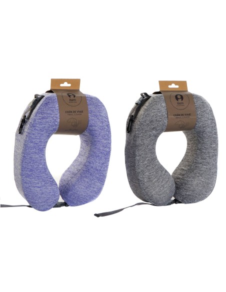 COJIN VIAJE POLIESTER 22X10X27 MEMORIA 2 SURT.