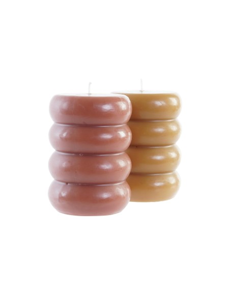 VELA CERA 7X7X10 394 GR, 2 SURTIDO