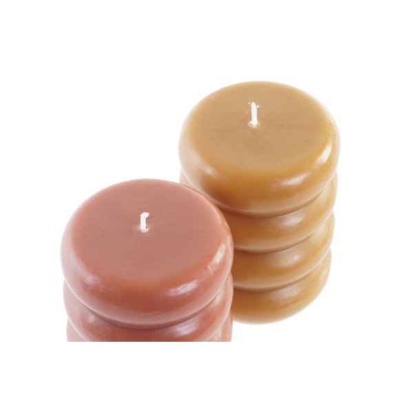 VELA CERA 7X7X10 394 GR, 2 SURTIDO