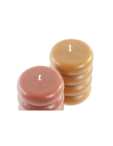 VELA CERA 7X7X10 394 GR, 2 SURTIDO