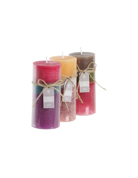 VELA CERA 6,5X6,5X15 80 HORAS 3 SURT.