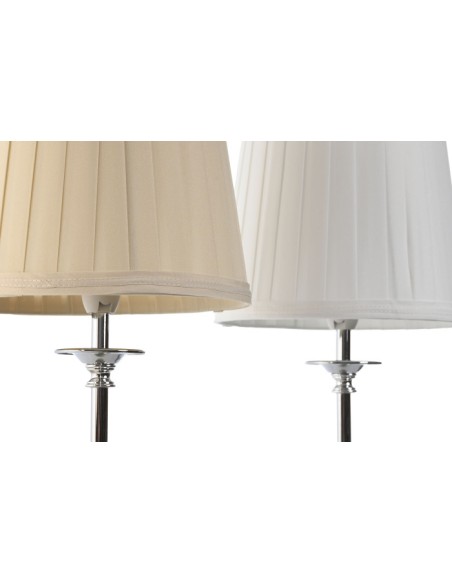 LAMPARA SOBREMESA METAL  ADORNO ACRILICO   20X20X43 2 SURT.