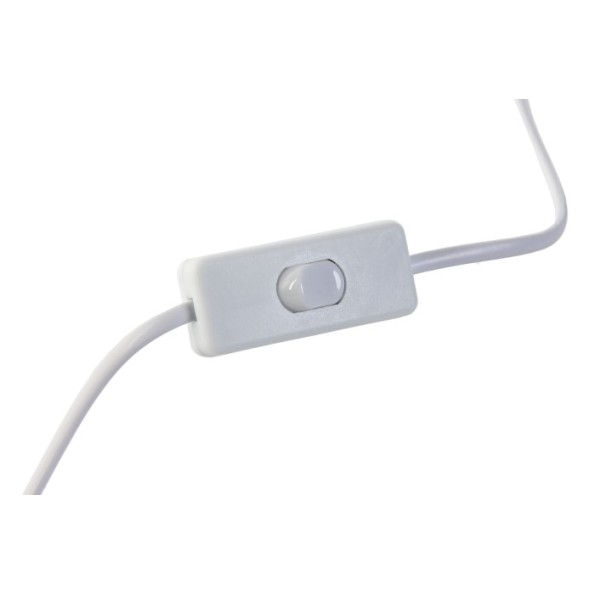 LAMPARA SOBREMESA METAL  ADORNO ACRILICO   20X20X43 2 SURT.