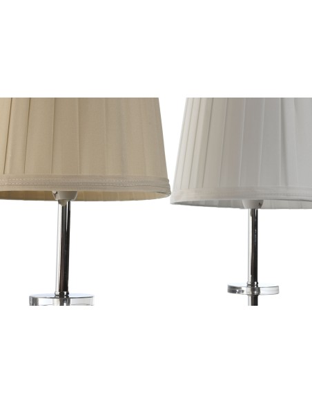 LAMPARA SOBREMESA METAL ACRILICO 20X20X43 2 SURT.